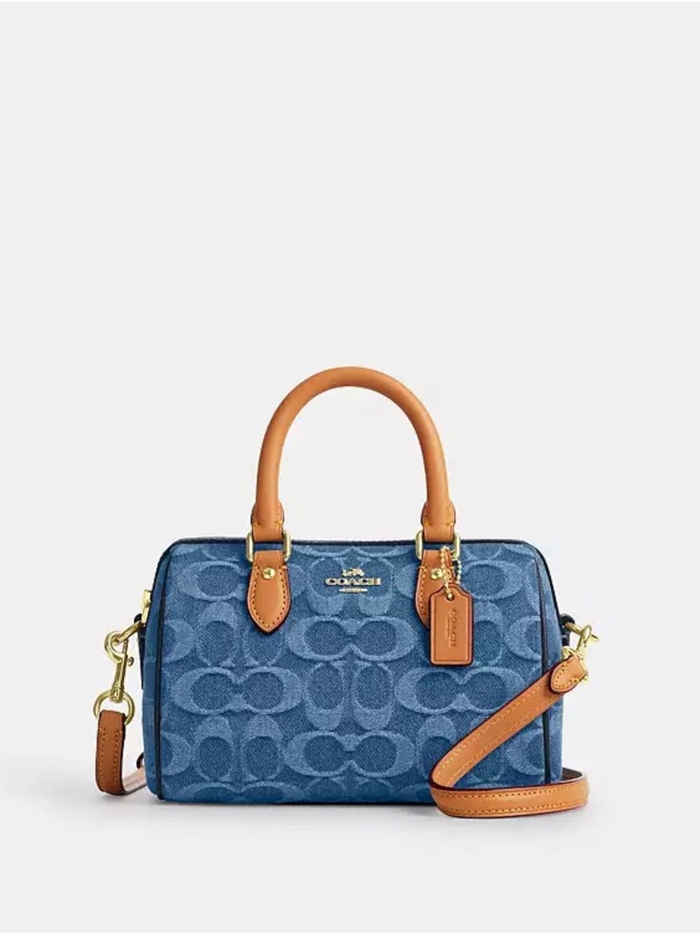 Coach Mini Rowan Denim